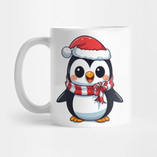 Kawaii Christmas Penguin Mug